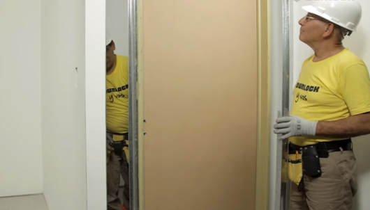 Instalación de puertas en paredes Durlock®: Construcción en Seco