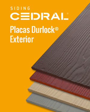 Placas Durlock® Cedral